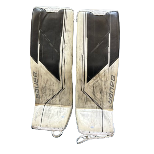 Bauer Supreme Mach - Ensemble complet de gardien de but Pro Stock d'occasion (blanc/noir)